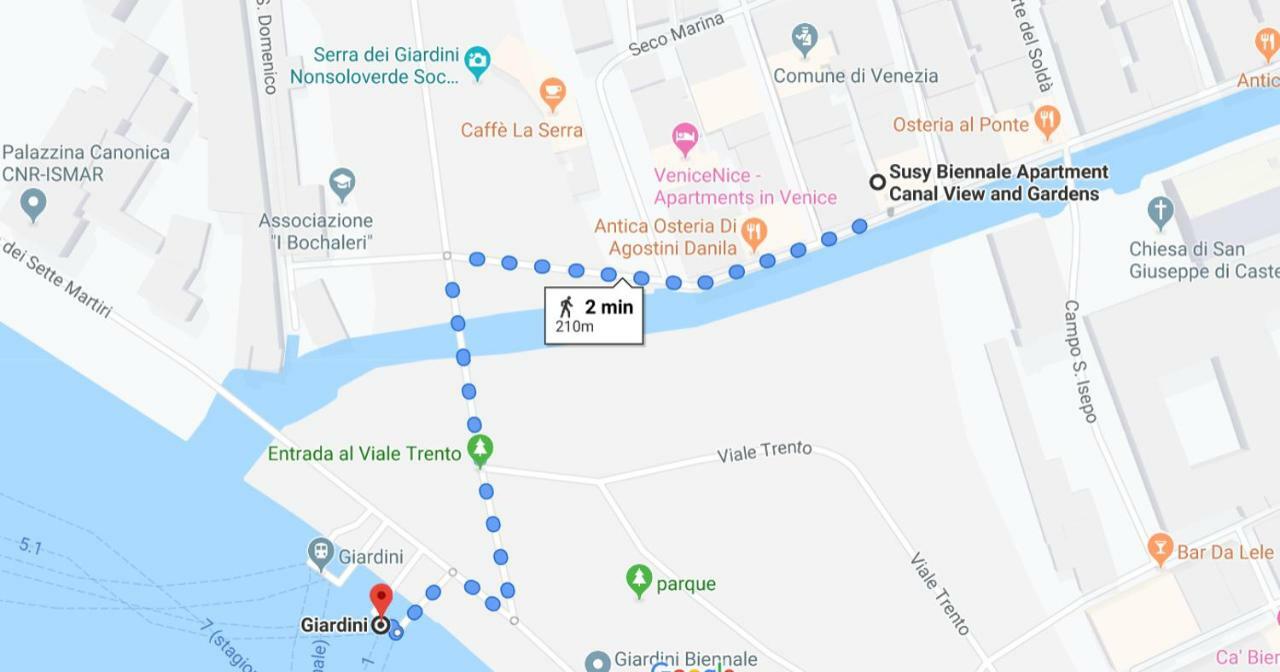Susy Biennale Apartment - Canal View And Garden ヴェネツィア エクステリア 写真